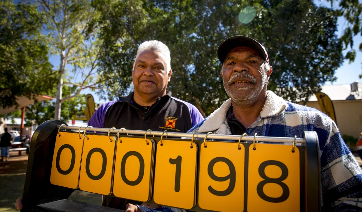 Indigenous Australians supporting R U OK? Day 2014.