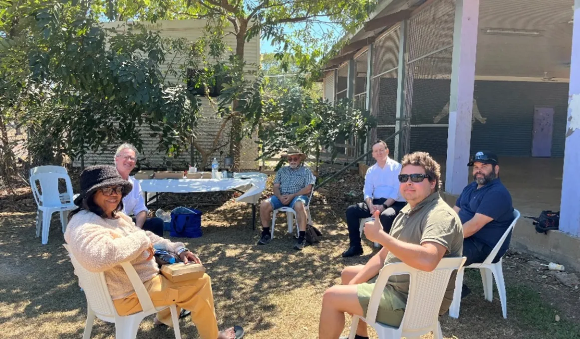 At the Personal Acknowledgement: Stephanie Truscott, Russell Stubbs, Keith Truscott, Bruce Taloni (Government senior representative), Jesse Truscott, Jesse Jnr Truscott