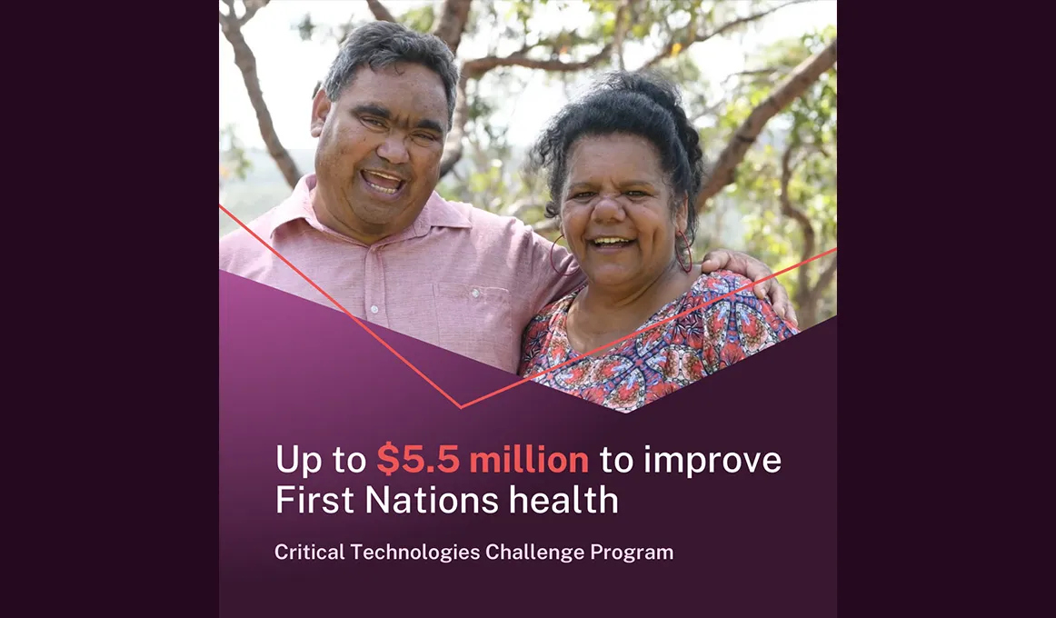 Up to $5.5 million to improve First Nations health. Critical Technologies Challenge Program