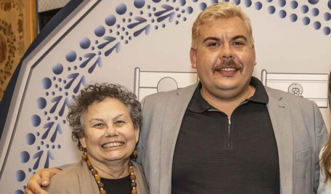 Aunty Professor Lynette Riley and Mr Steven Satour