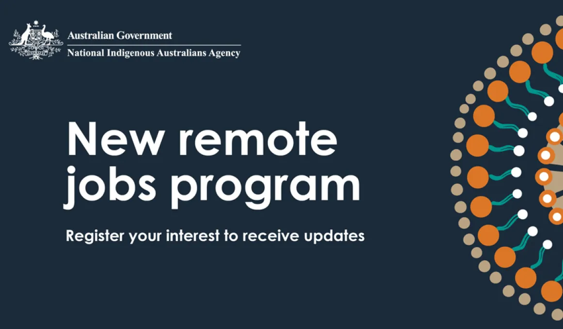 New remote jobs program. Register your interest to receive updates.