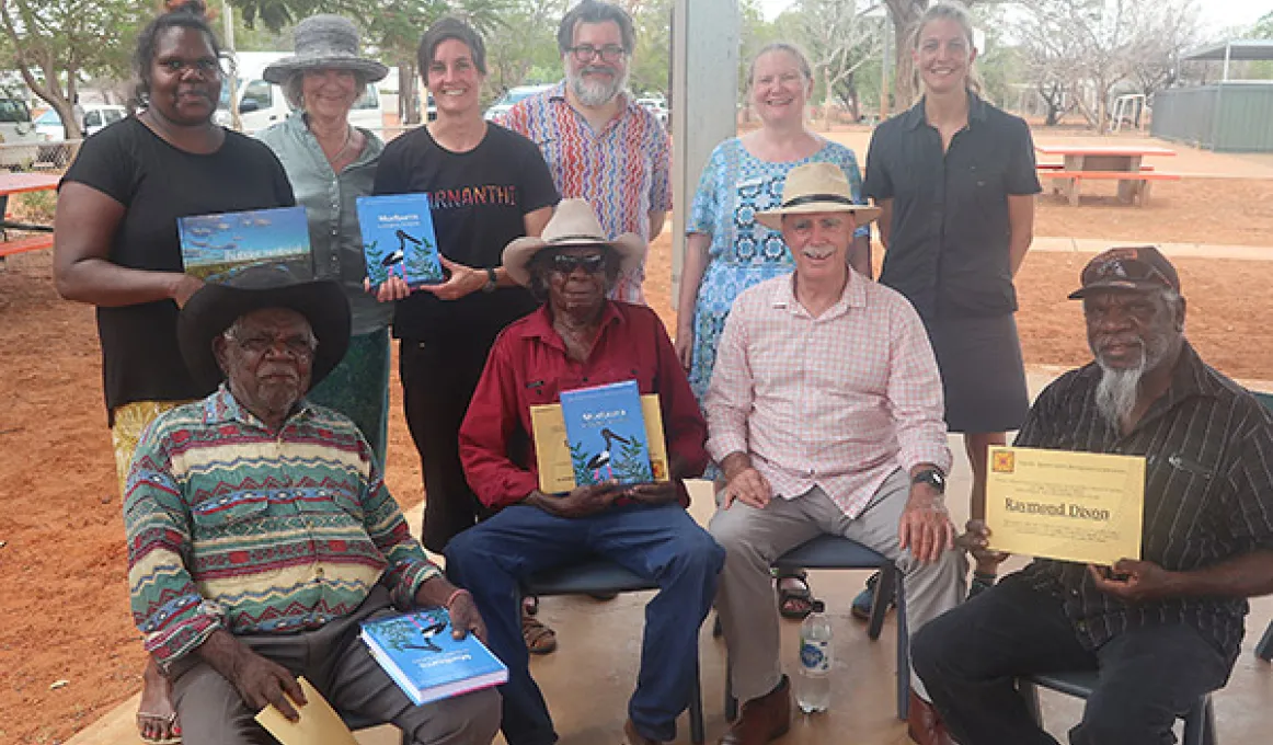 The Mudburra to English Dictionary launch was welcomed by many.