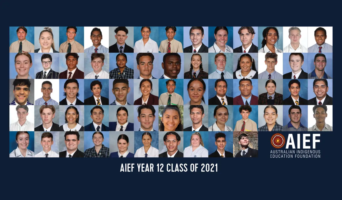 Many small photos of youth arrayed in rows. Each are dressed in formal attire.