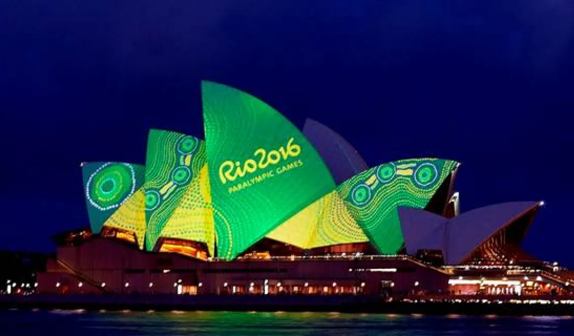 Balarinji and the Sydney Opera House combining to honour Australia’s paralympians and ancient heritage