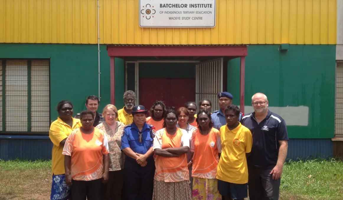 The Wadeye RSAS team with PNG visitors and BIITE staff