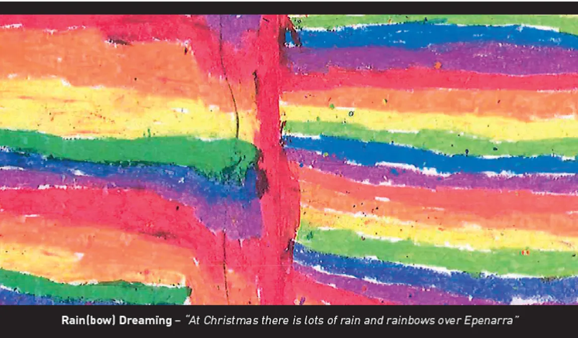 Rekisha Morrison's winning design in the Minister's Christmas card design competition