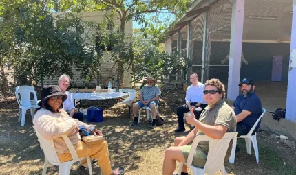 At the Personal Acknowledgement: Stephanie Truscott, Russell Stubbs, Keith Truscott, Bruce Taloni (Government senior representative), Jesse Truscott, Jesse Jnr Truscott