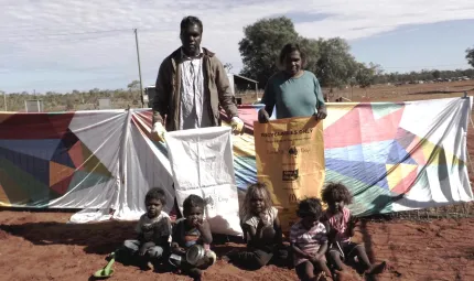 It was all hands on deck as locals took part in a Clean –Up Australia Day event in the remote NT community of Soapy Bore.