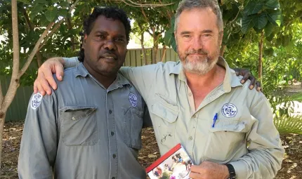 Thomas Amagula and Steve Roeger from Dhimurru Aboriginal Corporation expect the forum to become a regular event.