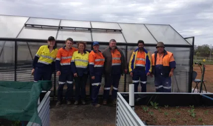 Cobar CDP participants enjoy getting their hands dirty in seed propagation