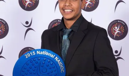 2015 National NAIDOC Apprentice of the Year Ashley Farrall