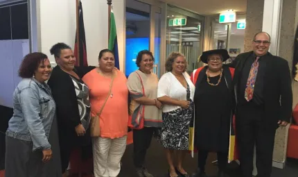 Dr Sonya Pearce with her family at her graduation.