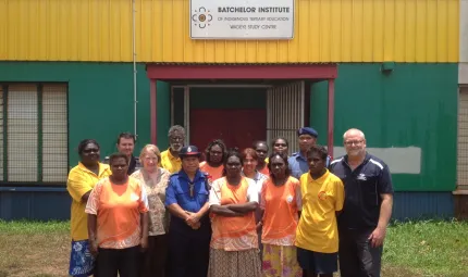 The Wadeye RSAS team with PNG visitors and BIITE staff