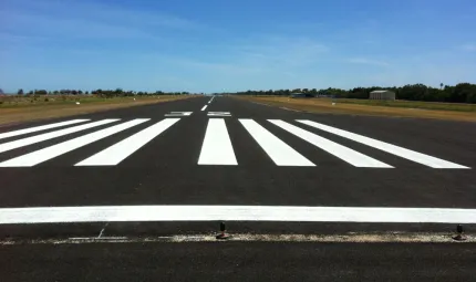 Pormpuraaw's upgraded airstrip.