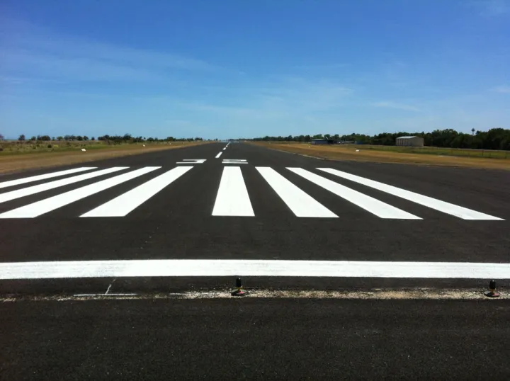 Pormpuraaw's upgraded airstrip.