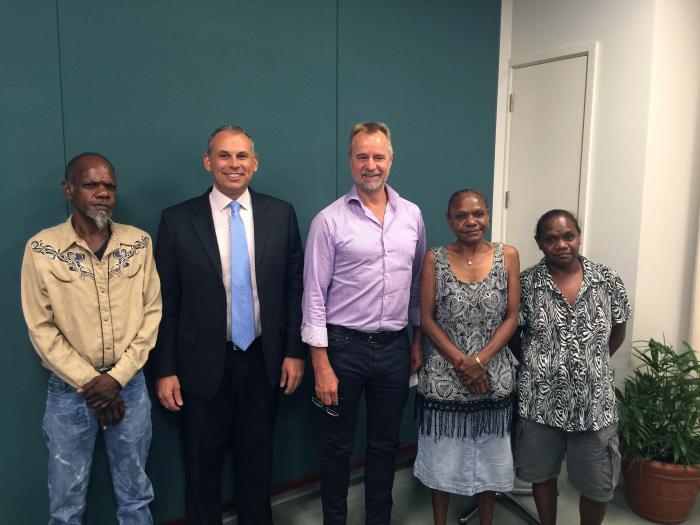 Minister for Indigenous Affairs, Nigel Scullion, met with the traditional owners of the Kenbi Land Claim