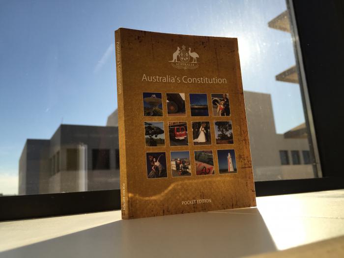 Image of the cover of the Australia Constitution