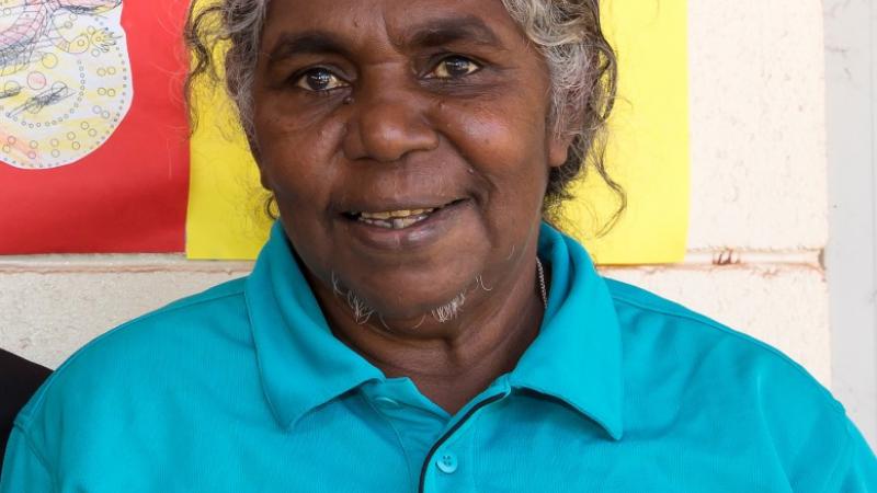 VTEC participant Ellen Tcherna from the One Tree Wadeye Children and Family Centre 