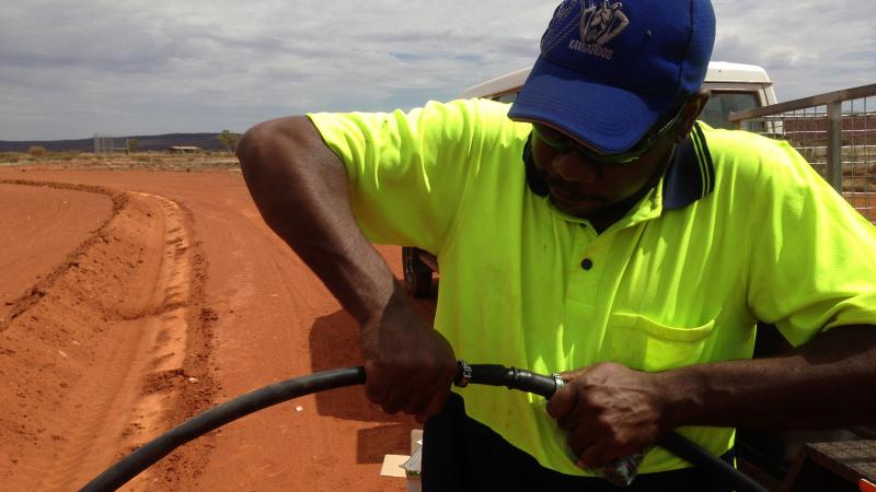 Mutitjulu CDP participant Dion Hogan 