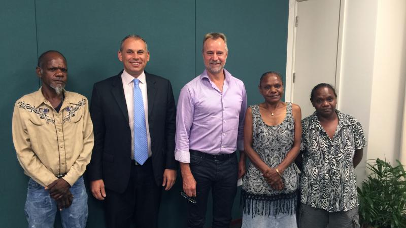 Minister for Indigenous Affairs, Nigel Scullion, met with the traditional owners of the Kenbi Land Claim