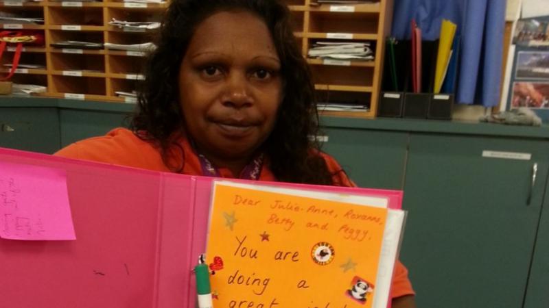 Mimili Anangu School Attendance Supervisor Julieanne Campbell 