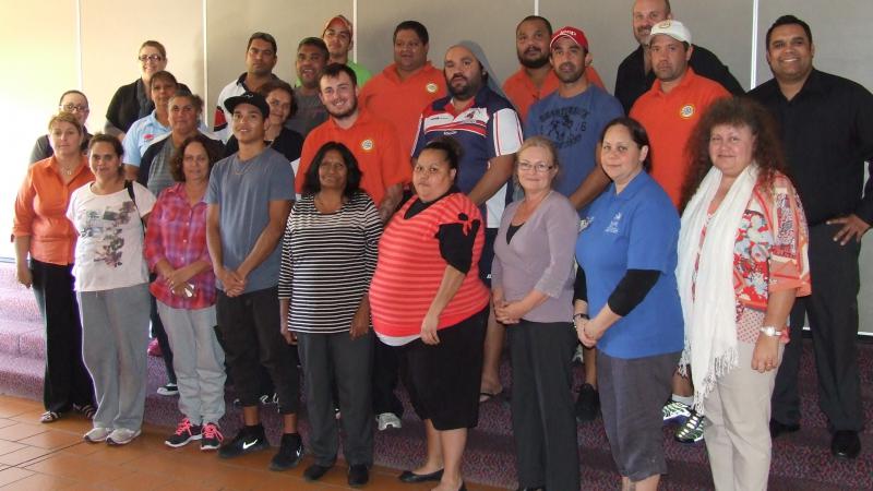 Staff and participants at the Moree School Attendance Officer training workshop.