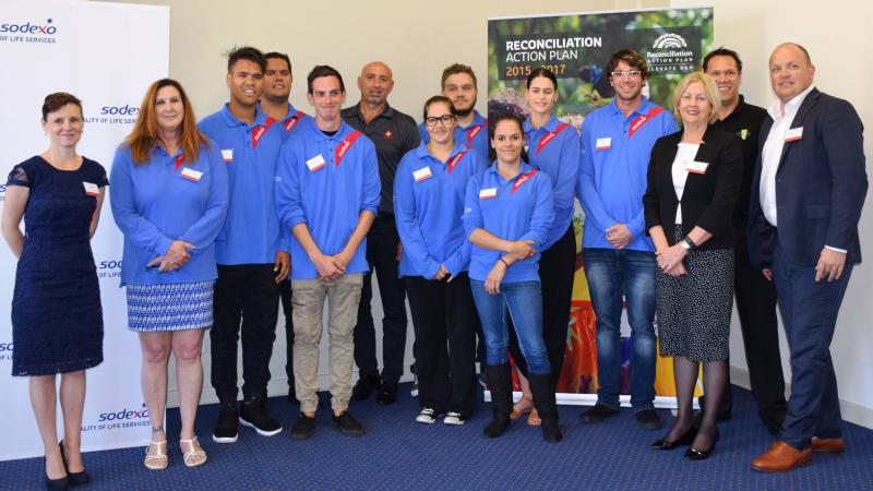 Lorraine Oldridge (second from the left) with fellow VTEC participants at their graduation in Perth.