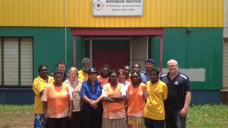 The Wadeye RSAS team with PNG visitors and BIITE staff 