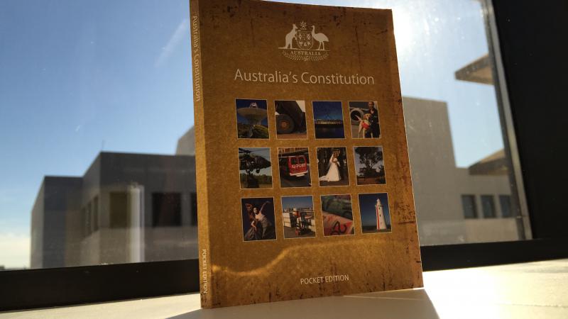 Image of the cover of the Australia Constitution