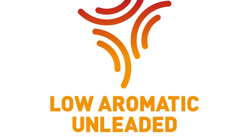 low aromatic unleaded logo