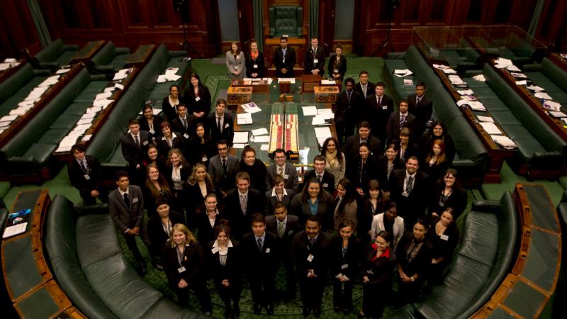 The 2012 National Indigenous Youth Parliament participants.