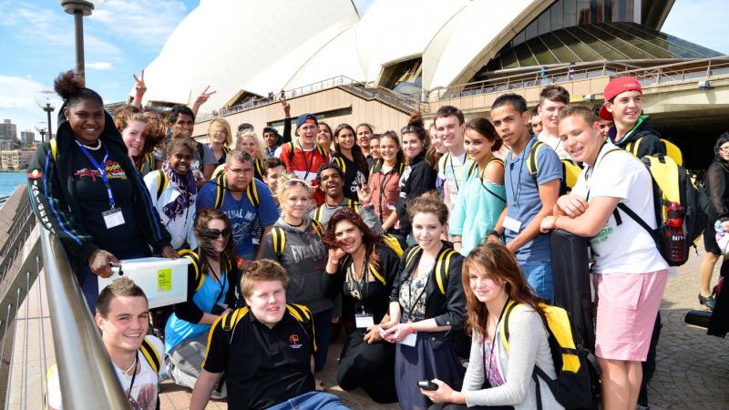 Participants at the 2012 National Indigenous Youth Leadership Academy National Conference.