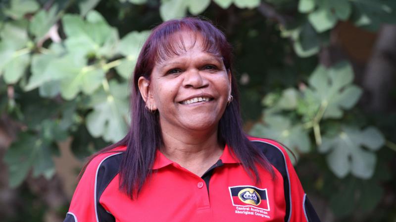 Preschool Readiness Program Aboriginal family support worker Judith Ansell, Alice Springs.