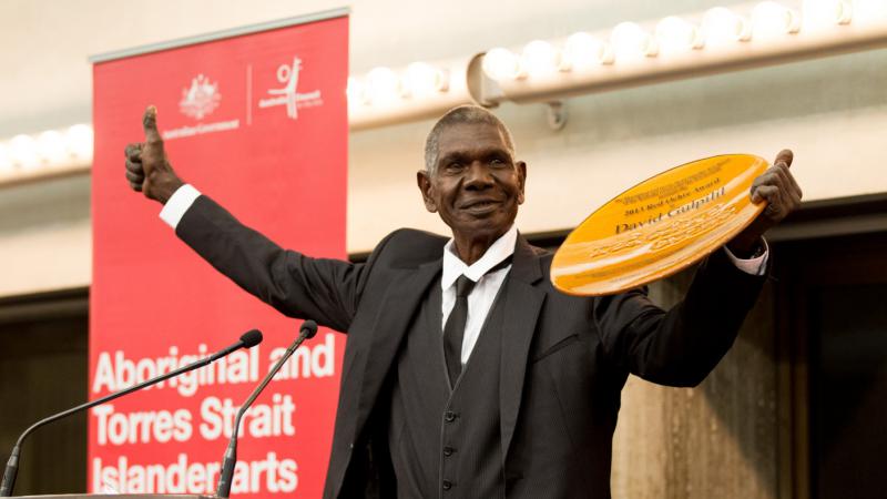 2013 Red Ochre Award winner David Gulpilil.